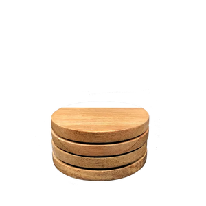Manufacturer Wooden coaster Set Custom Acacia <b>square</b> Black Round Wood Pallet Coasters at Star Crafts India - Product Image 4