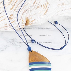 Collar de resina roja hecho a mano de alta calidad para mujer estilo clásico de moda de la India para boda y fiesta tipo de cadena de hilo - Product Image 3