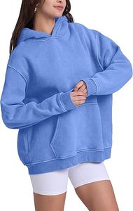 Sudadera con Capucha Casual para Hombre, Lavado Ácido, Color Sólido, Corte Regular, 100% Algodón, Felpa, Ecológica, Secado Rápido, Transpirable - Product Image 5