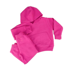 Vente chaude Enfants Survêtement Confortable Enfants Plaine Survêtements Pantalons De Survêtement Deux Pièces Enfants Vêtements À Capuche Survêtement chez Nurak - Product Image 2