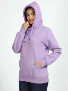 Vente chaude Surdimensionné Femmes Pull À Capuche Haut Poids Coton Logo Personnalisé Tissu Éponge pour la Mode D'hiver - Product Image 3