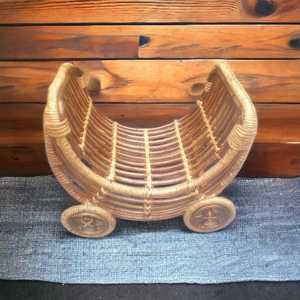 Precio al por mayor, accesorios de fotografía para recién nacidos, accesorios en forma de luna, cuna de bebé, cama de bebé bonita para niños con ruedas, cuna de bebé, Guardería Móvil - Product Image 1