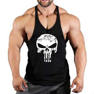 Printed <b>Men</b> <b>Gym</b> <b>Vests</b> Breathable Moisture-Wicking Workout Shirts with Custom Design Options - Product Image 1