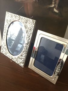 Rectangular metal photo <b>frame</b> suited for capturing every joyful moment with style grace emotion and lasting durability - Product Image 2