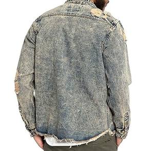 Chaqueta vaquera de calidad superior para hombre, venta al por mayor, material duradero hecho a medida, Chaquetas vaqueras de uso informal con estilo a precio barato para hombre - Product Image 4