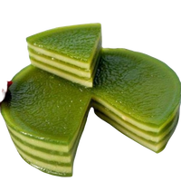 Gâteau aux feuilles de pandan et aux haricots mungo frais et sucré, spécialité vietnamienne, pour les fêtes