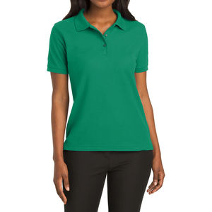 Camiseta Polo de algodón de alta calidad para mujer, personalizable con su propio logotipo, hecha en Pakistán, camisetas Polo de media manga para mujer - Product Image 3