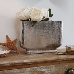 Florero y maceta de decoración de Metal de alta calidad, maceta moderna de aluminio decorativa, acabado en níquel a un precio razonable - Product Image 3