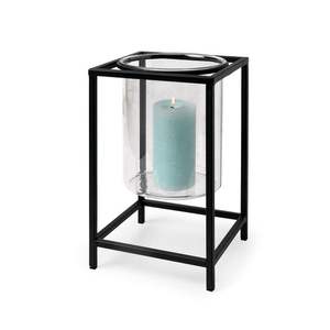 Support carré en fil de fer en métal avec bougeoir en verre dessus de table décoratif décor à la maison bougeoir de qualité supérieure - Product Image 6