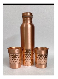 Botella de Agua de Cobre Moderna para Adultos, Diseño Único, Ecológica, con Logotipo Personalizado, Apta para Agua Hirviendo, Alta Calidad - Product Image 3