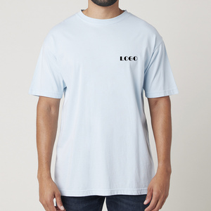 T-shirt en tricot surdimensionné avec logo personnalisé, écologique, de bonne qualité, de marque, coupe classique pour homme, manches courtes, Bangladesh - Product Image 6