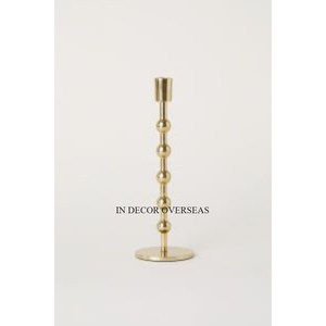 Look classique de haute qualité plaqué or de qualité supérieure en métal fait centre de table décoration de mariage bougeoir au prix le plus bas - Product Image 1