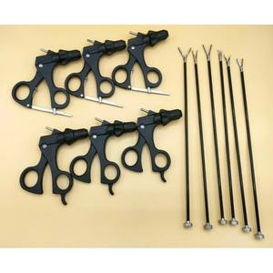 Juego de Pinzas de Laparoscopia Manual de Primera Calidad, 6 Instrumentos Laparoscópicos de Acero Inoxidable Alemán, 5 mm x 330 mm, Autoclave, Vaslcare - Product Image 1