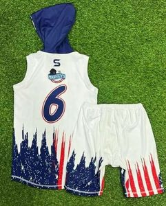 Uniformes de maillots de football à drapeau personnalisé de compression à capuche pure 7 sur 7 - Product Image 3