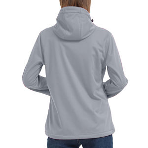 OEM venta al por mayor chaquetas al aire libre cortavientos con capucha impermeable de manga larga con cremallera frontal chaquetas Softshell para las mujeres - Product Image 2