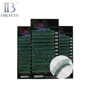 i-BEAUTY ต่อขนตา - ib ขนตาเมทัลลิกกลิตเตอร์ (สีเขียว) ขนตาเกาหลี ขนตาเส้นต่อเส้น คุณภาพสูง - Product Image 1