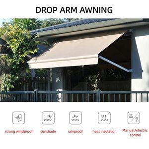 <span class=keywords><strong>Toldo</strong></span> Retráctil de Brazo Oscilante para Exteriores, Fácil de Instalar, Eléctrico, para Cafeterías - Product Image 4