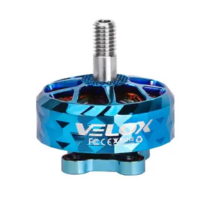 طائرة بدون طيار بمحرك طراز Tmotor v2207.5 v2.0 من دون فراشي طراز 1750kv BLDC للمروحيات متعددة المراوح ذات القدرة الفائقة لسباق الطائرات