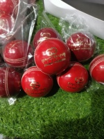 Super qualité de balle en cuir de cricket blanc pour T20 Cricket 50 overs balles en cuir logo personnalisé balles de cricket