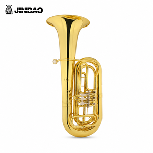 <span class=keywords><strong>Tuba</strong></span> JINBAO JBBB-300 con válvulas rotatorias, instrumento de latón con acabado en níquel plateado para actuaciones de banda - Product Image 2