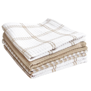 Serviettes de cuisine en coton au prix d'usine, torchons 100% coton, tissu de cuisine en lin, fournisseur de torchons de cuisine au Pakistan - Product Image 4