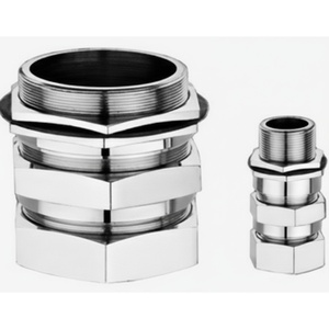 Presse-câble à double compression antidéflagrant et ignifuge IIC IP66 en laiton M40 pour zone dangereuse Ex d AEFP série IIC - Product Image 1