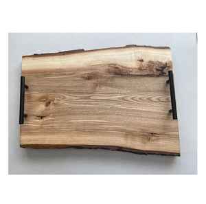 Bandeja para servir té y café de madera de nuevo diseño de tamaño personalizado para servicio de alimentos y bebidas exportador indio a bajo precio - Product Image 1