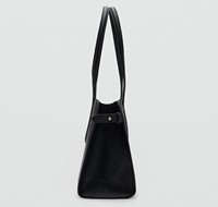 Sac fourre-tout de luxe en cuir véritable noir pour femme, grand sac à bandoulière avec pochette intérieure zippée, résistant à l'eau, minimaliste, pour le bureau, personnalisable