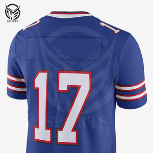 Venta al por mayor de fútbol americano Jersey de alta calidad nuevo diseño transpirable personalización para clubes de manga corta - Product Image 5