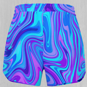 Último diseño 100% algodón pantalones cortos de sublimación de cintura alta para mujer Pantalones cortos casuales de moda con impresión de logotipo personalizado 2025 - Product Image 6