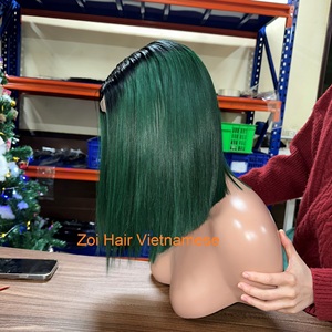 Meilleure vente produits capillaires Perruques Bob Cheveux humains Cheveux vietnamiens bruts Perruques soyeuses et droites pour femmes noires Silky Smooth - Product Image 3