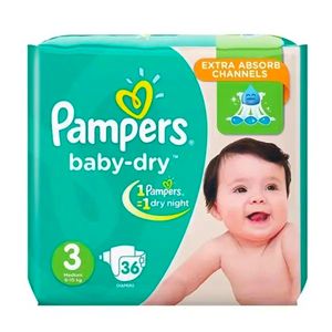 Venta caliente Pampers Baby-Dry pañales para bebé - Product Image 1