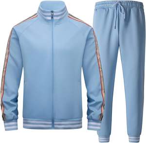 Conjunto Deportivo de Invierno 2024, Estilo Moderno, Personalizado, con Cierre, 100% Algodón, Sudadera Transpirable con Capucha y Pantalones Deportivos Acampanados para Mujer - Product Image 2