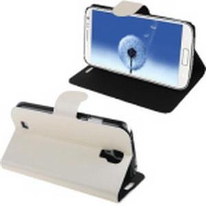 Funda de cuero blanca para Samsung para Galaxy S4 - Product Image 1