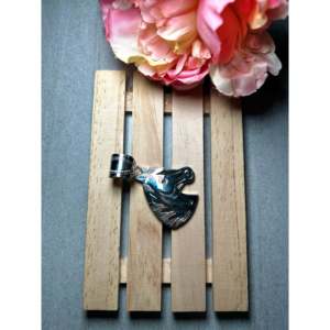 Colgante de Plata de Ley Hecho por Artesanos Navajo con Patrón de Mariposa Turquesa y Números, Chapado en Rodio, Joyería Religiosa - Product Image 3