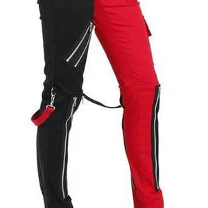 Pantalones Sexys con Cadenas Hechas a Mano, Estilo Gótico Punk Emo, con Tiras y Pierna Abierta para Mujer, 2026 - Product Image 4