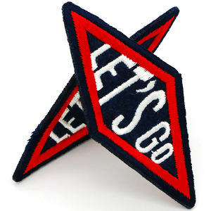 Embroidery Patches for Clothes Country National Flag Rectangle Patch Iron on Stickers Embroidered Badges Backpack <b>Applique</b> - Product Image 2