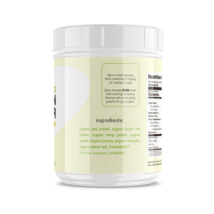 Semilla no transgénica, extracto vegana de sabor a vainilla, proteína batida a Base de plantas, <span class=keywords><strong>amino</strong></span>ácidos BCAAs en polvo orgánico, 2022 - Product Image 2