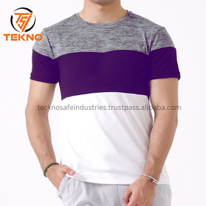 T-shirts en coton pour hommes de haute qualité impression personnalisée O cou coupe régulière demi manches T-Shirt de travail 100% coton pour hommes services OEM - Product Image 5