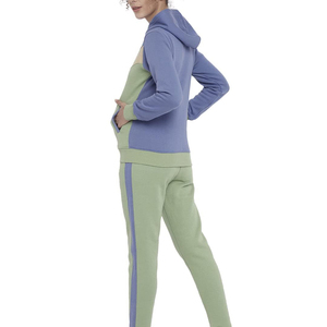 Conjuntos de Jogger de fitness de talla grande para mujer, ropa deportiva con logotipo personalizado, sudadera de entrenamiento de invierno de lana de rizo, pantalones de chándal, pista - Product Image 3