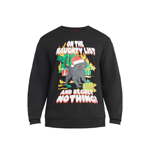 Sweat-shirts pour hommes à col rond surdimensionné en coton 100% tricoté, imprimés, design personnalisé de haute qualité, tendance et décontractés, dernier design - Product Image 1