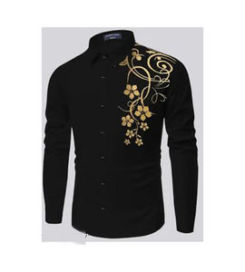 Chemises à impression florale à col boutonné Chemises entièrement personnalisées de haute qualité pour homme - Product Image 5