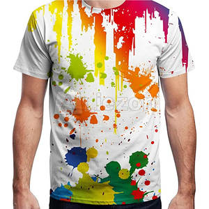 Diseña tus propias Camisetas estampadas de playa para hombres Ropa de calle Camisetas estampadas de nuevo estilo para un ajuste cómodo - Product Image 1