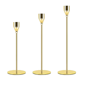 เชิงเทียนโลหะทรงสูงทำจากเหล็กโบราณพร้อมแท่งโคมไฟตกแต่งงานปาร์ตี้คริสต์มาส - Product Image 5