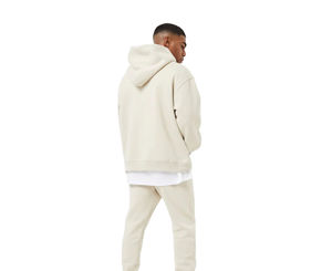 Conjunto de chándal de gran tamaño personalizado para hombre al por mayor, Sudadera con capucha y pantalones lavados con ácido, ropa informal para correr con OEM personalizado - Product Image 6