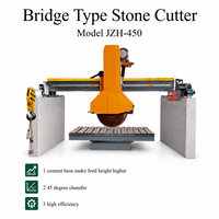 Machine de découpe CNC de type pont en pierre JZY-H400 pour chants d'angle à 45 degrés pour comptoirs