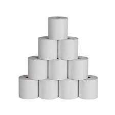 Rollos de papel para recibos POS serigrafiados 100% Papel fino 3 1/8 "X 230" Capa única 80x80mm ASH GLOBAL - Product Image 2