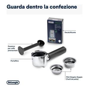 Para De Longhi DEDICA Style Ec685 R Roja, Máquina de Espresso de 1300W, 132106139 - Product Image 4