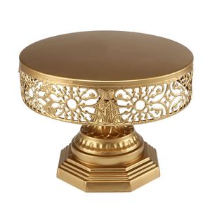 ที่วางเค้กแต่งงานสีโรสโกลด์หรูหราสำหรับจัดงานแต่งงานที่บ้านโรงแรมร้านอาหารงานเลี้ยงวันเกิด - Product Image 3