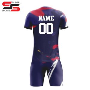 Kit d'uniformes de football pour hommes, vêtements de sport de sublimation personnalisés avec logo personnalisé et accepté pour demi-manches unisexes - Product Image 6